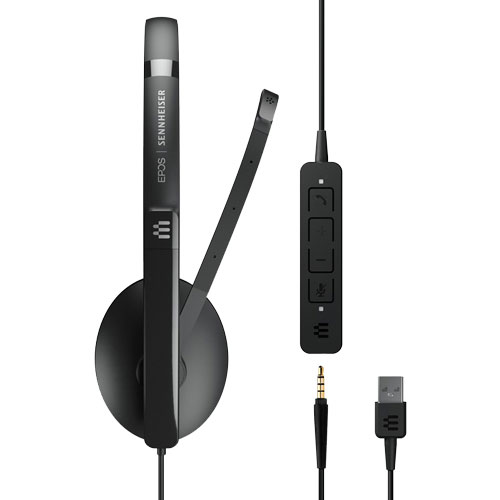 EPOS i ne slu alice Sennheiser Adapt 165 USB II Crna Gigatron