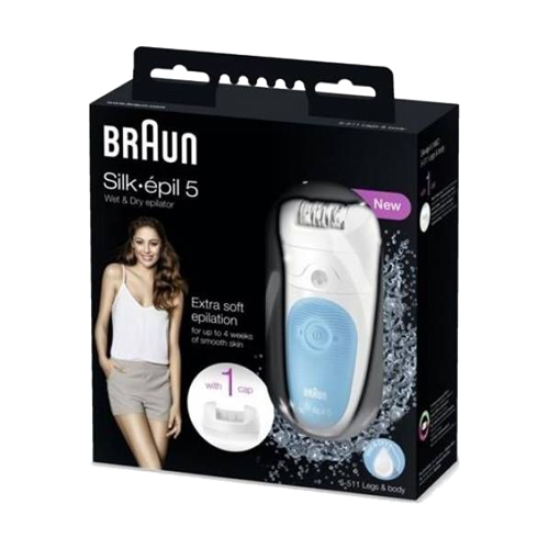 BRAUN Epilator Silkepil 5511 Wet & Dry Gigatron