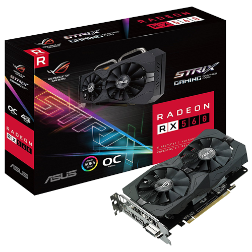 Asus rx 560 4gb rog strix разгон