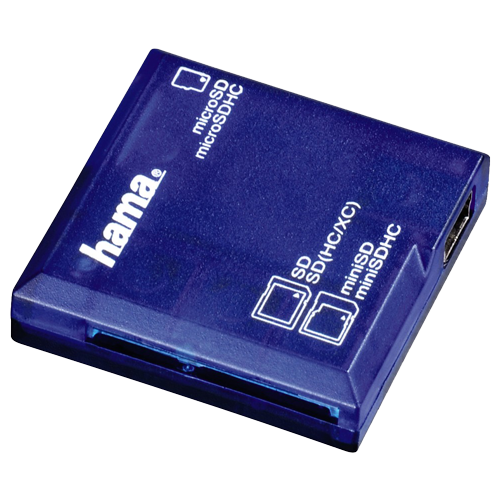 HAMA All in 1 Card Reader (Blue) 91096 Gigatron