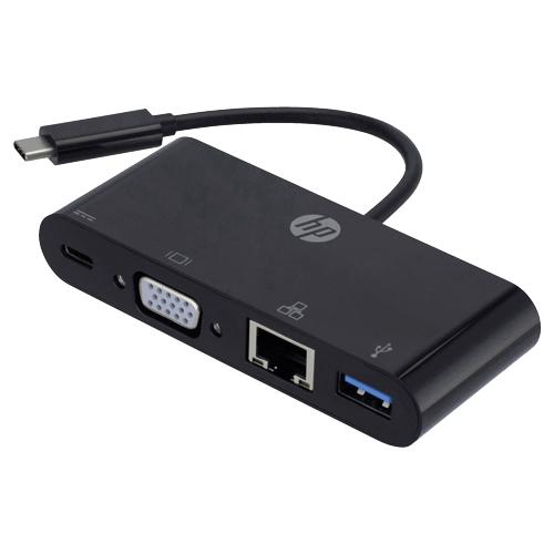 HP Multiport hub USB C na VGA 2UX25AA, Gigatron