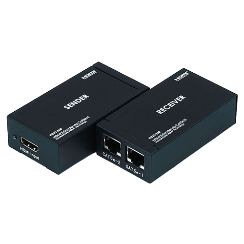 FAST ASIA adapter HDMI EXTENDER do 60m (HDMILANHDMI) (Crni), Gigatron