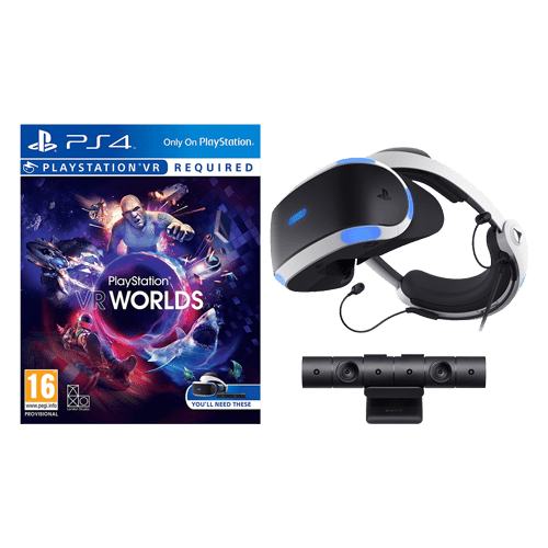 SONY PlayStation VR Starter Pack Headset + Kamera + VR Worlds Gigatron