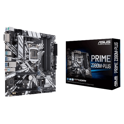 Asus prime z390m plus какие процессоры поддерживает