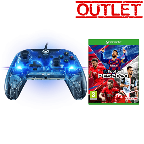 PDP gamepad AFTERGLOW WIRED CONTROLLER + PES 2020 OUTLET Gigatron