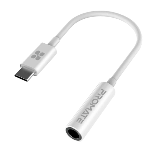 PROMATE Adapter USB C na 3.5mm AUX (Bela) Gigatron