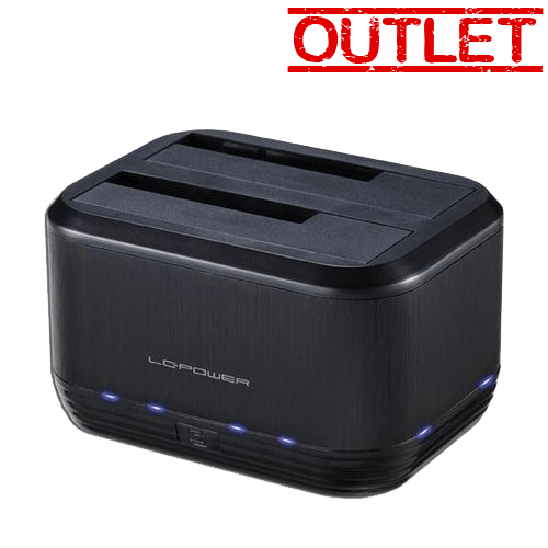 LCPOWER HDD docking station LCDOCKU3III OUTLET Gigatron