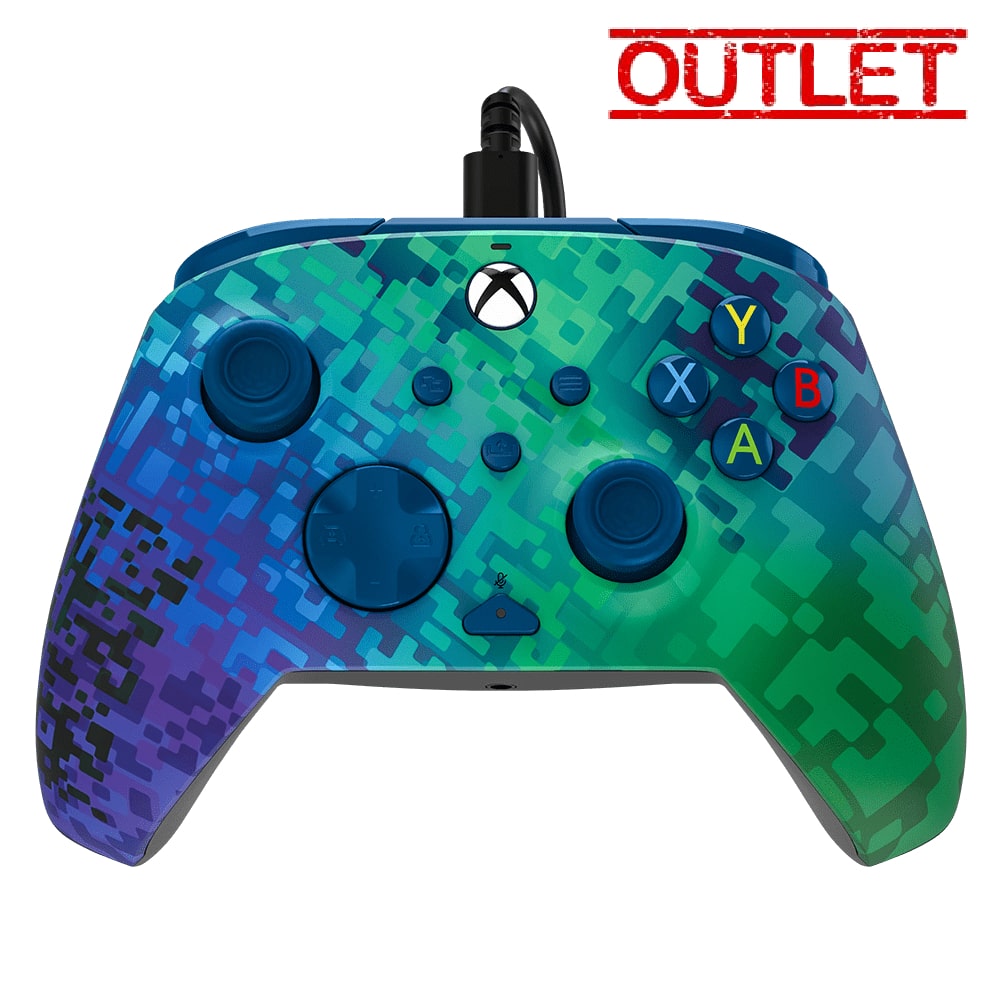 PDP XBOX REMATCH Green Glitch Gamepad OUTLET Gigatron