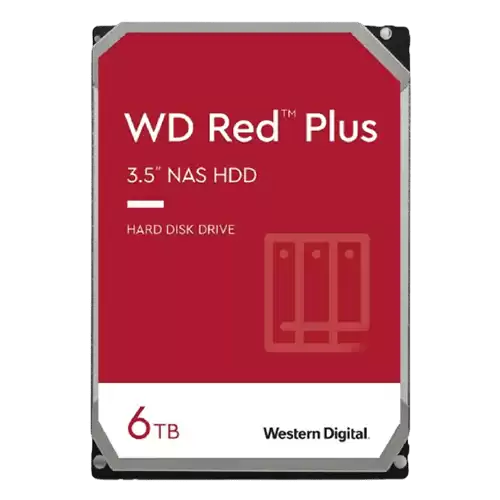 WD 6TB 3.5 SATA III 128MB 5400rpm Red Plus serija WD60EFZX
