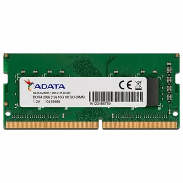 ADATA SODIMM 16GB DDR4 2666MHz CL19 AD4S266616G19-SGN