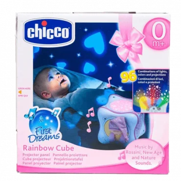 CHICCO Muzički projektor kocka (Roze)