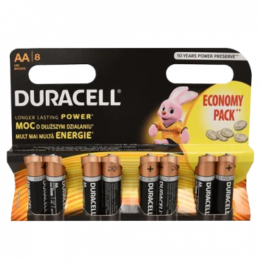 DURACELL Alkalne baterije LR6/MN1500 8/1