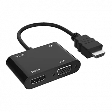 FAST ASIA Konvertor HDMI na HDMI+VGA+3.5