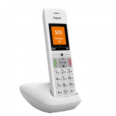 GIGASET Telefon E390 (Bela)