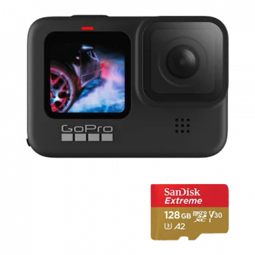 GOPRO Akciona kamera HERO9 Black + microSD 128GB 