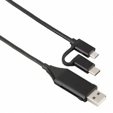 HAMA USB kabl na USB Tip C sa OTG-om (Crni)