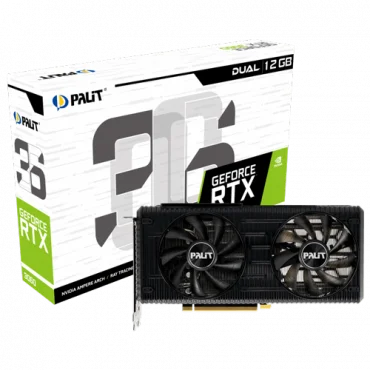 PALIT GeForce RTX 3060 Dual LHR 12GB GDDR6 192-bit NE63060019K9-190AD