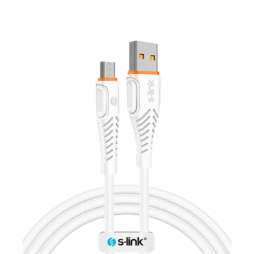S-LINK MicroUSB kabl SL-STP45 (Bela)