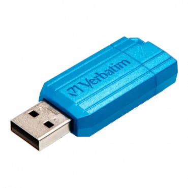 VERBATIM PinStripe 64GB Blue USB Flash Memorija