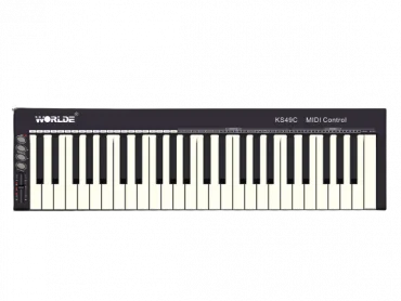 WORLDE MIDI Klavijatura S49C (Crna)