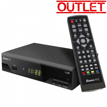 XWAVE Set Top Box M2 DVB-T2 OUTLET