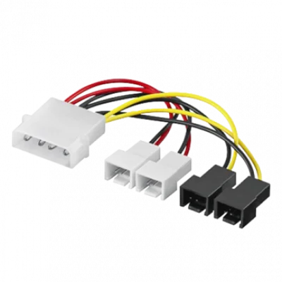 PLUGIT kabl PC napojni M - 2x3pol 12V + 2x3pol 5V