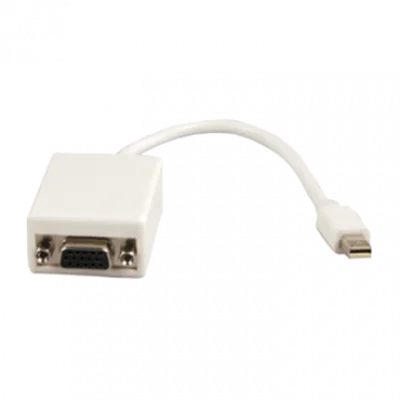 PLUGIT adapter-konverter mini DisplayPort na VGA (m/ž) 0.2m (Beli) - 25558,s