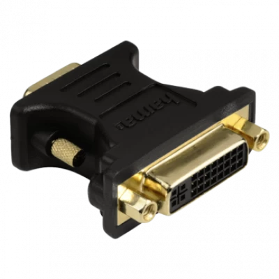HAMA adapter-konverter VGA na DVI (m/ž) (Crni) pozlaćeni - 45074,