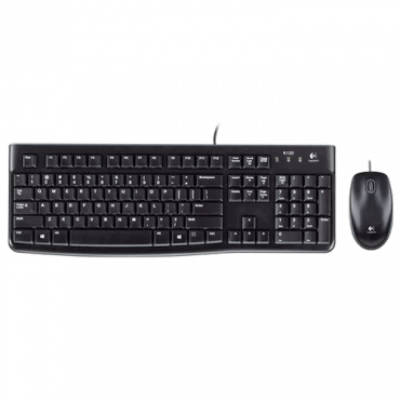 LOGITECH MK120 YU-SRB 920-002549 Crna Žična tastatura i miš