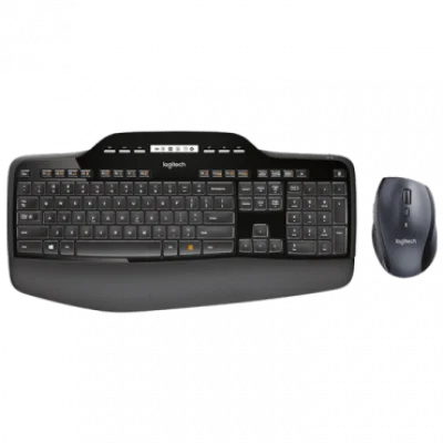 LOGITECH Bežična tastatura i miš MK710 US (Crna) 920-002440