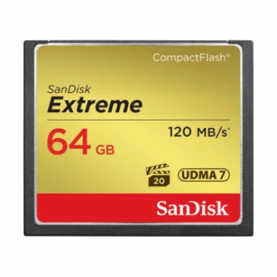 SANDISK Extreme CompactFlash 64GB 800x - SDCFXSB-064G-G46
