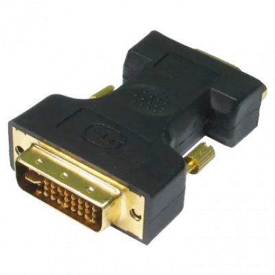 FAST ASIA adapter-konverter DVI-I na VGA (m/ž) (Crni),