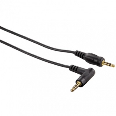 HAMA AUX audio kabl 3.5mm 3-pina m/m 0.75m ugaoni 90° (Crni) - 80900,