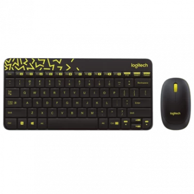 LOGITECH Bežična tastatura i miš MK240 YU-SRB (Crna)