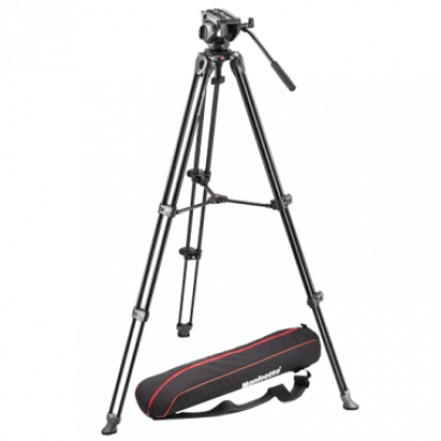 MANFROTTO MVK500AM - Tripod with fluid video head Lightweight with Side Lock