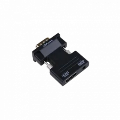 FAST ASIA adapter-konverter HDMI na VGA + 3.5mm (ž/m) (Crni),