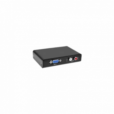 FAST ASIA adapter-konverter VGA + 2x RCA na HDMI (ž-ž/ž) (Crni),