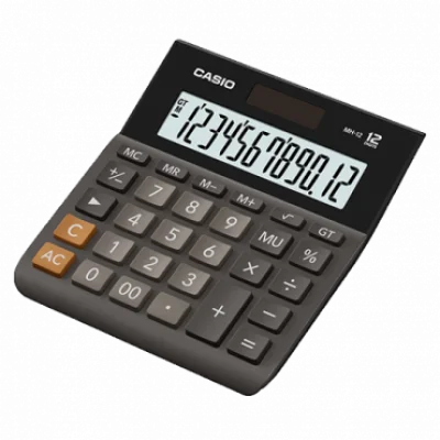 CASIO Kalkulator MH 12 (Crno-sivi)