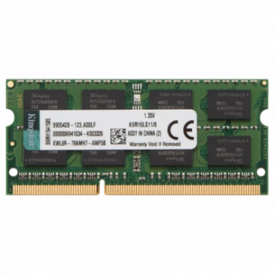KINGSTON SO-DIMM 8GB DDR3L 1600MHz CL11 - KVR16LS11/8