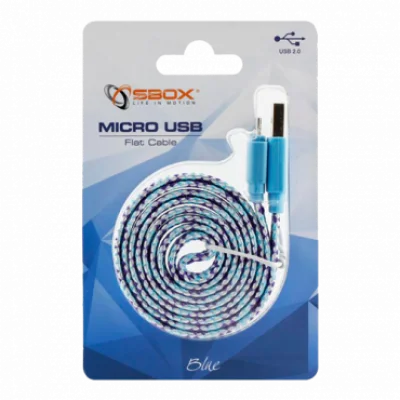 S-BOX Micro USB kabl, 1m (Plavi) - 898,