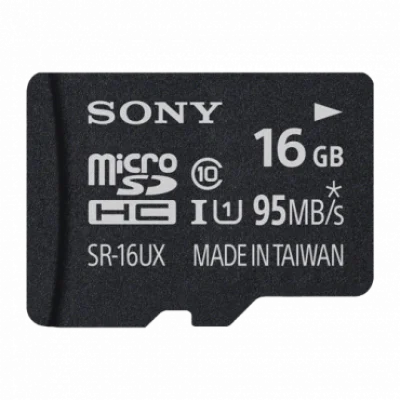 SONY microSDHC 16GB Class 10 + adapter - SR16UXA