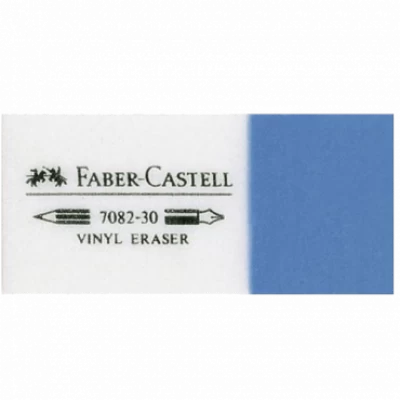 FABER-CASTELL Gumica za brisanje za mastila i grafita (bez ftalata) 188230 (Bela/Plava)