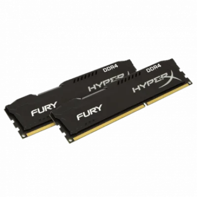 HYPERX Fury Black 16GB kit (2x8GB) DDR4 2666MHz CL16 - HX426C16FB2K2/16