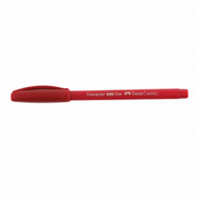 FABER-CASTELL Hemijska olovka Triangular 030 F (Crvena)