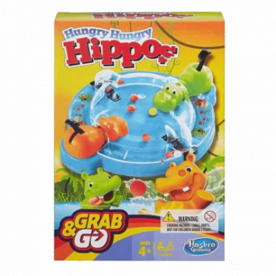 HASBRO Gladni hippos Grab N Go