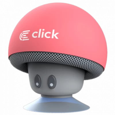 CLICK Portable Bluetooth zvučnik BS-R-M Mushroom (Roze) - BSRMP