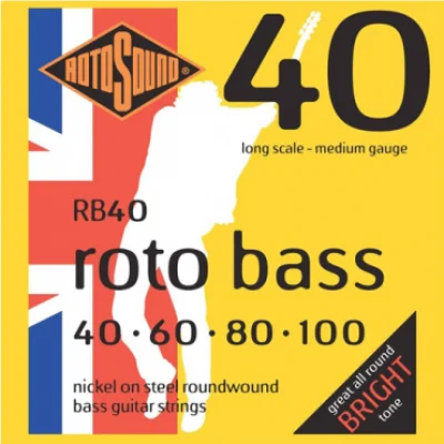 Rotosound Rotobass Žice za električnu bas gitaru 40-100 - RB40
