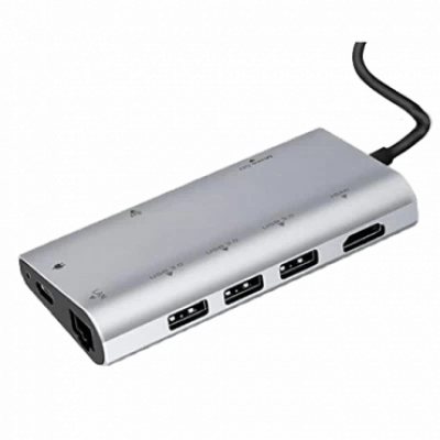 LINKOM Multiport hub USB-C 3.0 sa 8 porta- LINKOM499