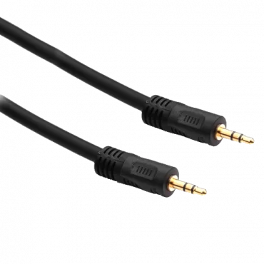 S-LINK AUX audio kabl 3.5mm 3-pina (m) na 3.5mm 3-pina (m) pozlata 1.5m (Crni) - SLX-859,