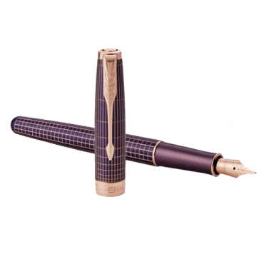 PARKER Nalivpero Sonnet Cisele Silver Purple Matrix 1931543 (Ljubičasto/Roze)